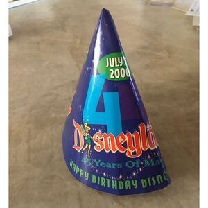 Vintage 45 th Disneyland Birthday Hat